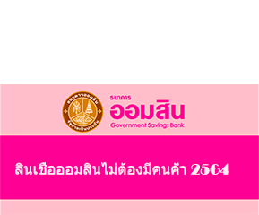 สินเชื่อออมสินไม่ต้องมีคนค้ํา 2567