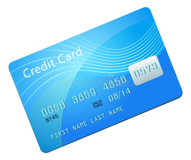 Blue credit card